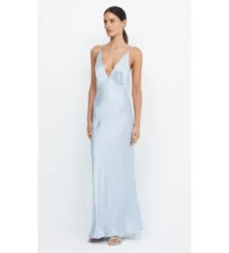 Bec and Bridge Moon Dance V Maxi in Dusty Blue Size AU 8 for rent on The Volte - image 3
