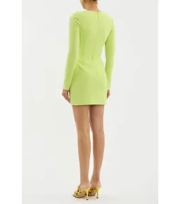 Rebecca Vallance Aria Mini Dress Green Size 8 for rent on The Volte - image 3