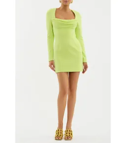 Rebecca Vallance Aria Mini Dress Green Size 8 for rent on The Volte - image 1