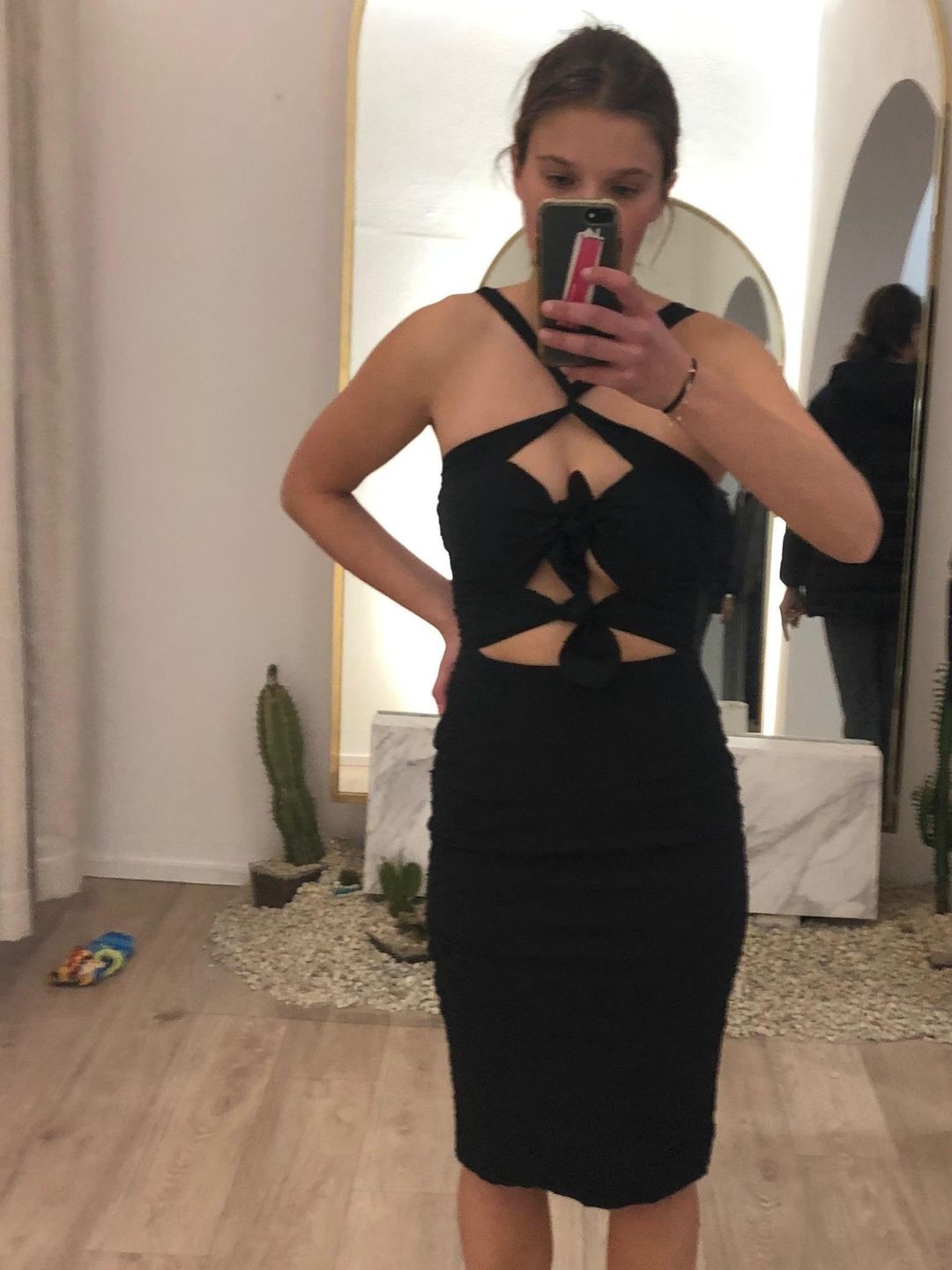 Black Winona Dress size 6 for rent on The Volte - main image