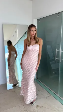 Manning Cartell Supreme Extreme Maxi Gown Rosewater Pink Size AU 10  for rent on The Volte - image 5