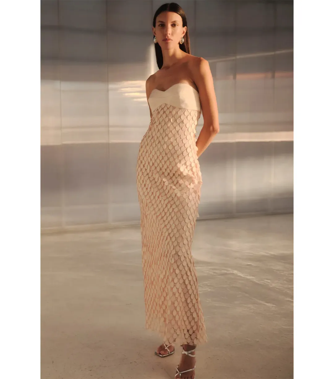 Manning Cartell Supreme Extreme Maxi Gown Rosewater Pink Size AU 10  for rent on The Volte - main image