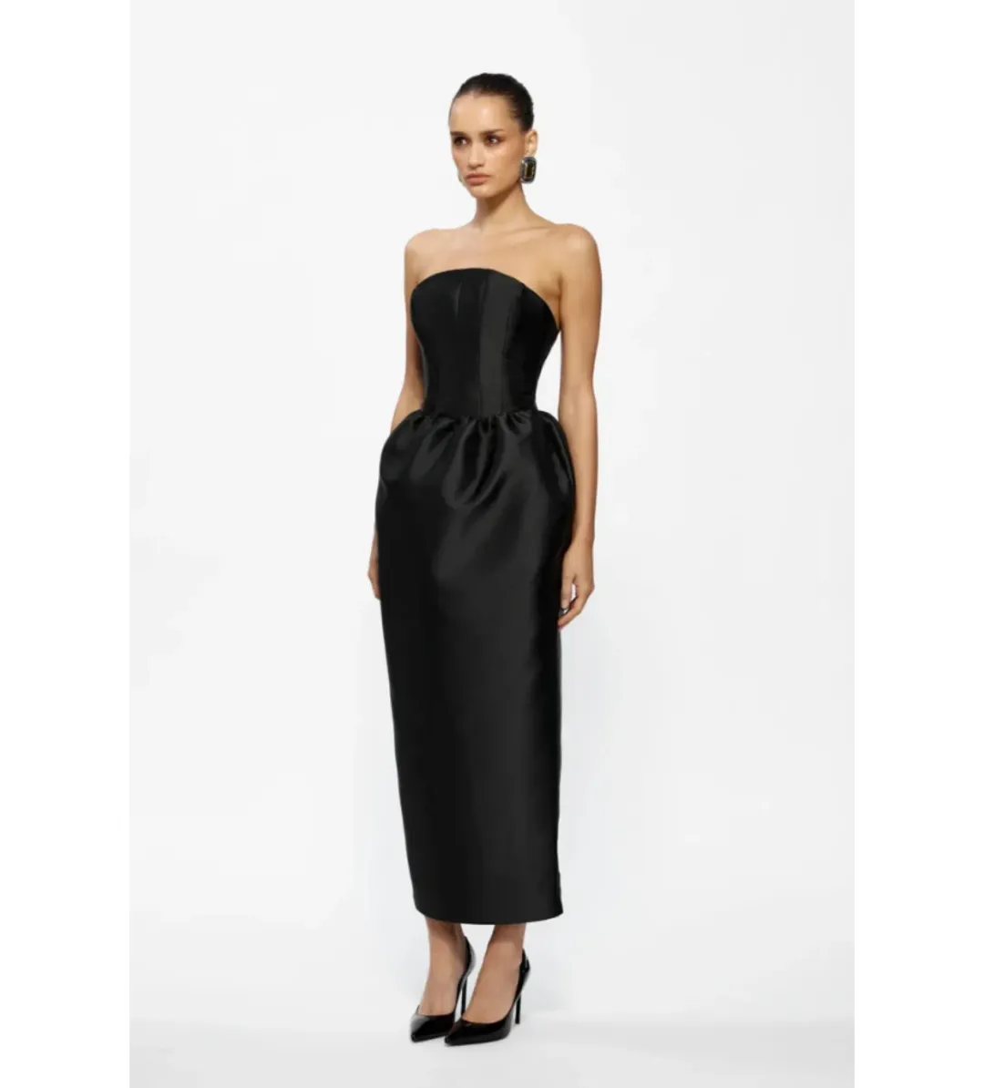 Effie Kats Lillia Dress in Black Size M/AU 10 for rent on The Volte - main image