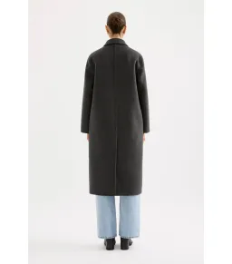 Nude Lucy Riley Wool Coat Charcoal Size XS / AU 6 for rent on The Volte - image 3