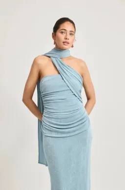 Tojha Iesha Maxi Dress Powder Blue Size S / AU 8 for rent on The Volte - image 3