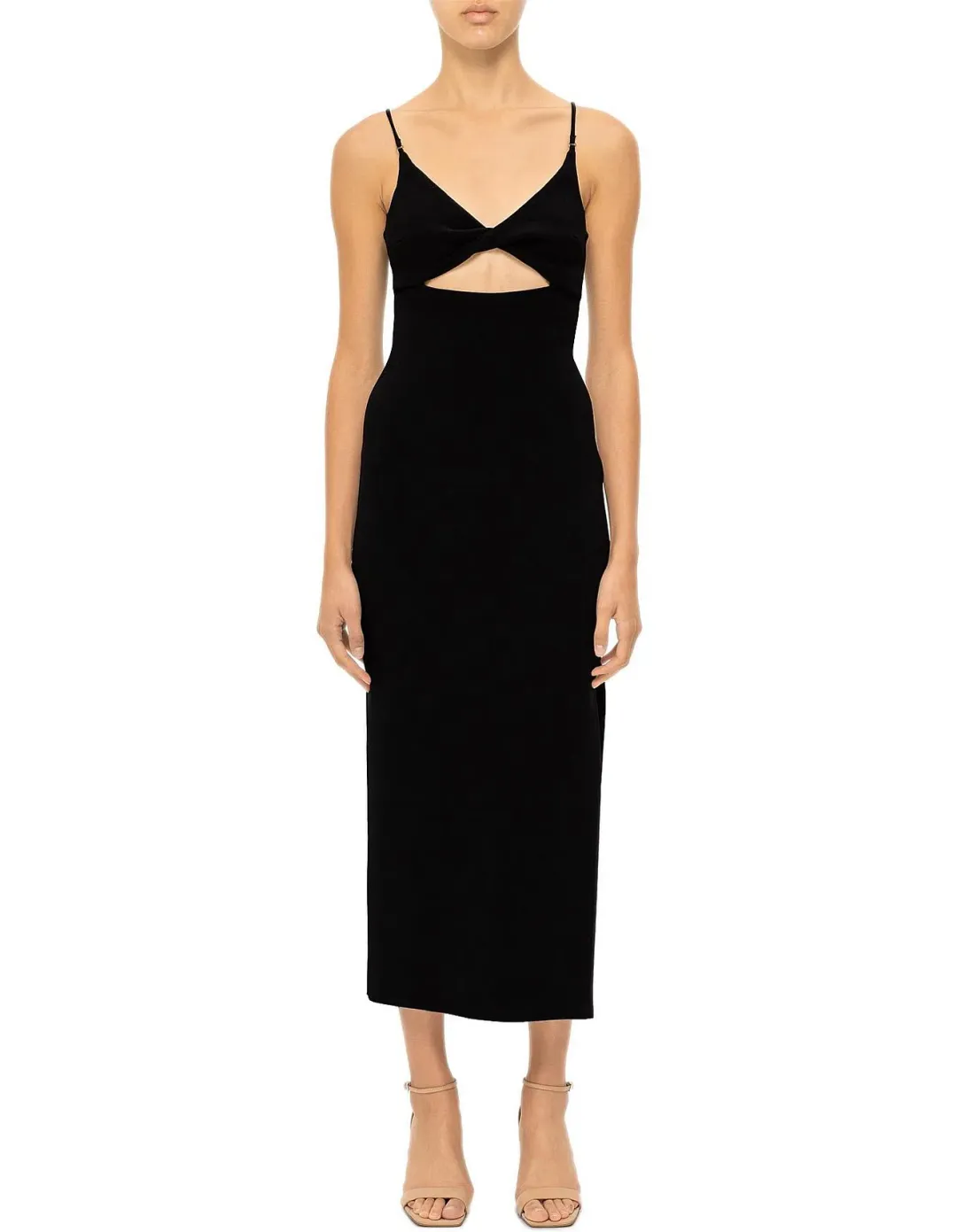 Bec & Bridge Ivy Midi Dress Black Size 10 for rent on The Volte - main image