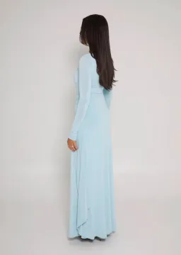 Alaía Muse Yasmin Maxi Dress Blue Size S / AU 8 for rent on The Volte - image 4