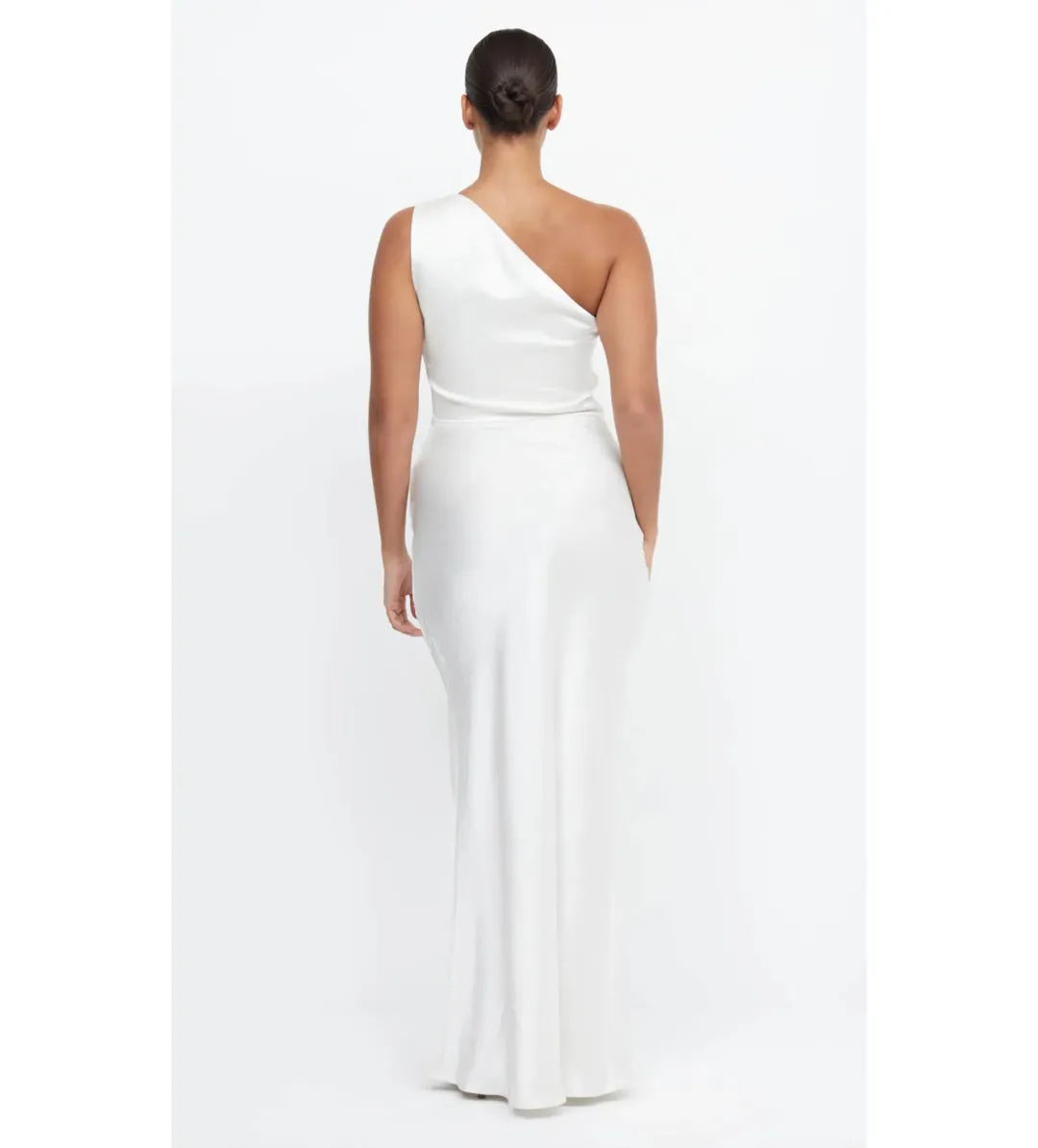Bec & Bridge The Dreamer Asym Maxi Dress in Ivory Size 12 for rent on The Volte - main image
