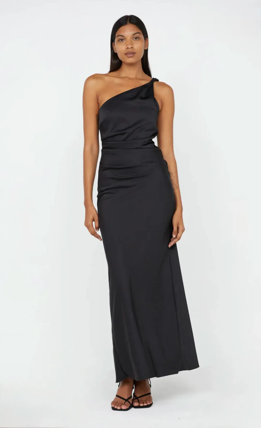 Bec & Bridge Lunetta Asym Maxi Dress Black Size 12 for rent on The Volte - main image