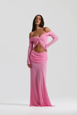 Natalie Rolt Emily Gown Candy Pink Size S/AU 8 for rent on The Volte - image 1