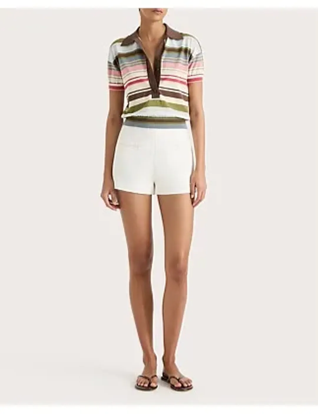 Faithfull the Brand Sable Polo Shirt Size 8/S for rent on The Volte - main image