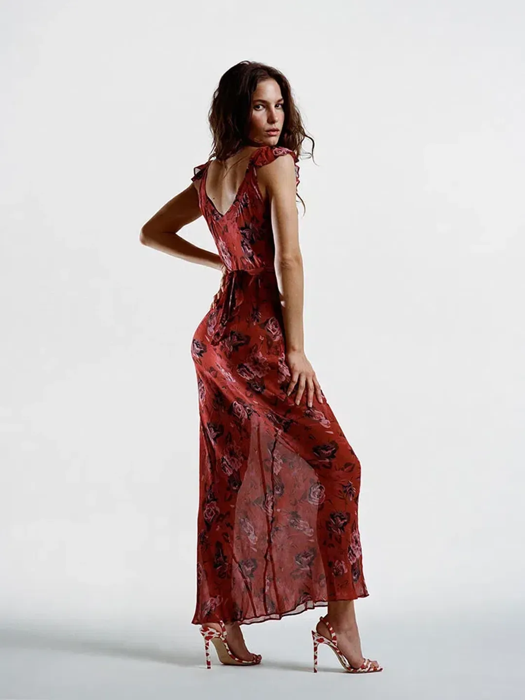 Realisation Par The Lila Dress Rosa Size AU 6 for rent on The Volte - main image