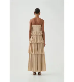 Aje Kyra Gown Gold Size AU 8  for rent on The Volte - image 3