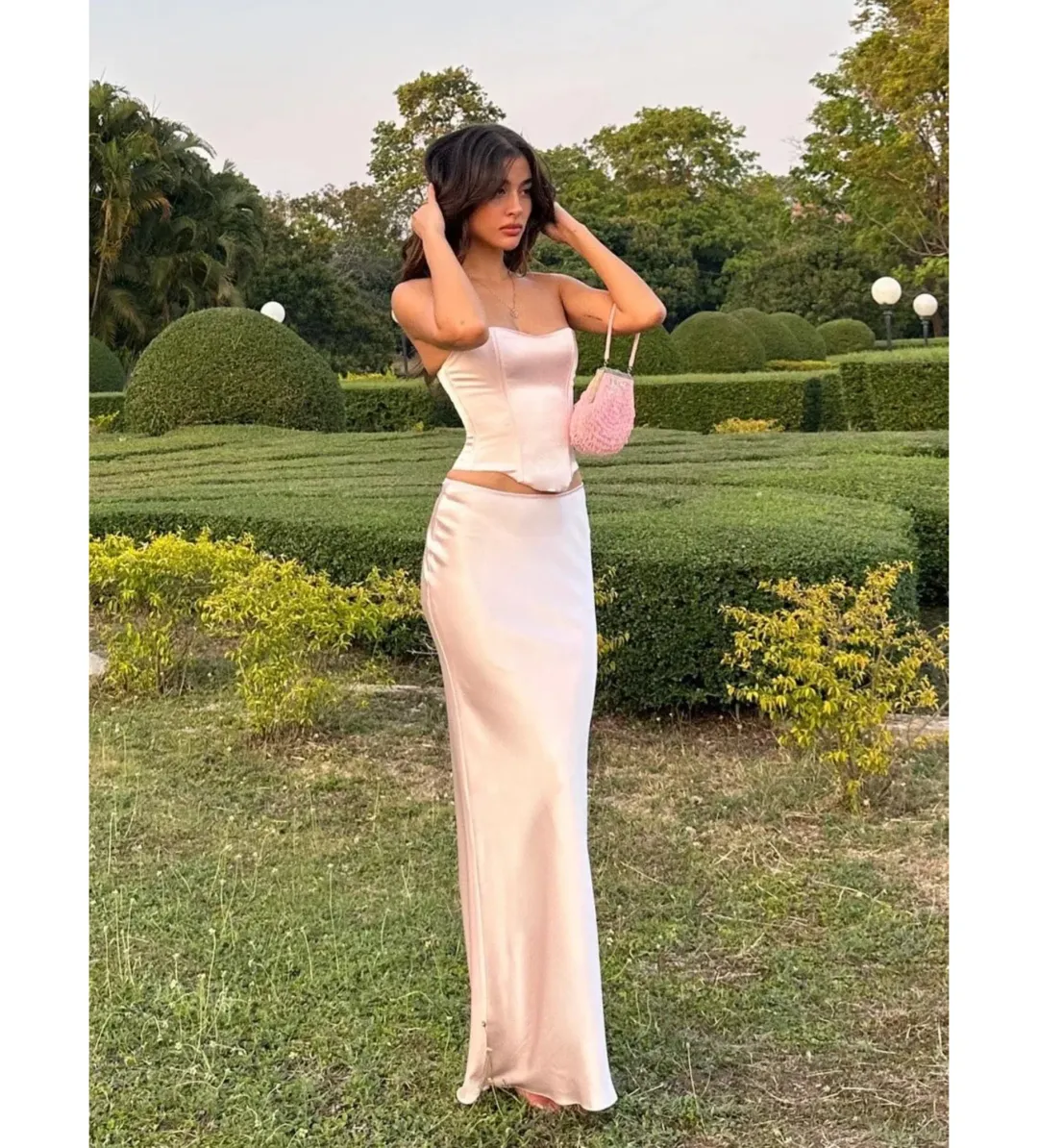 Cherie Savannah Set Pink Size XS/AU 6 for rent on The Volte - main image