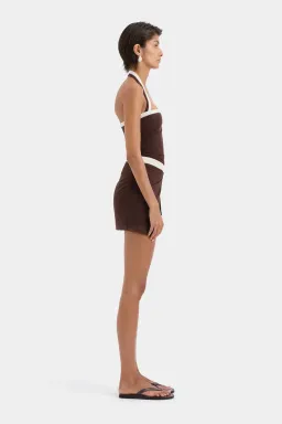 Sir the Label Jacques Mini Dress Chocolate  Size 10  for rent on The Volte - image 5