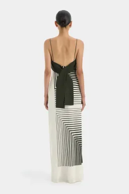 Sir The Label Leilana Slip Maxi Dress Print Size 10 for rent on The Volte - image 4