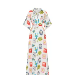 Palm Noosa Memento Maxi Dress Holiday Stamp Size AU 6 for rent on The Volte - image 6