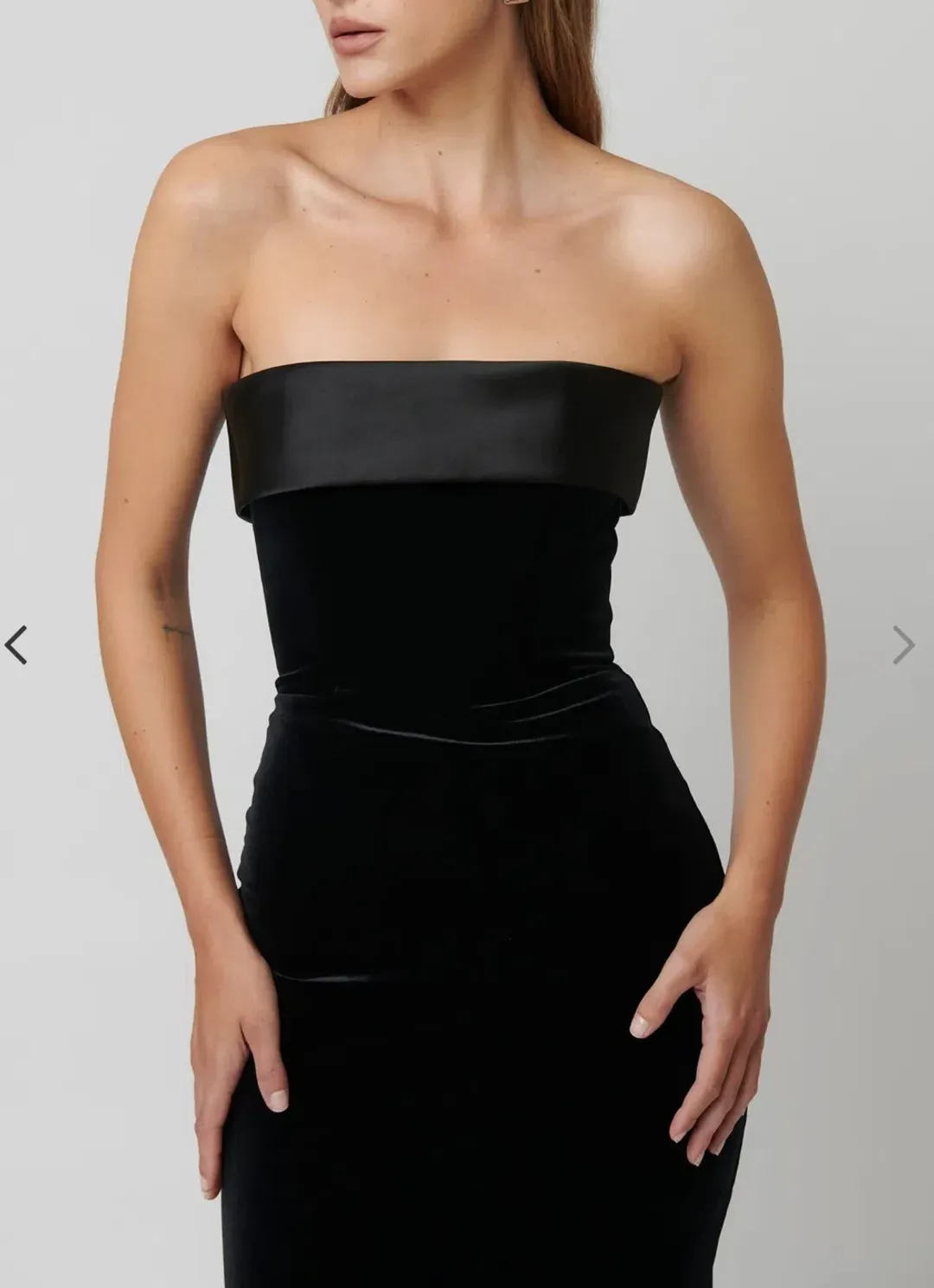 Effie Kats Monroe Gown Black Size 10 for rent on The Volte - main image