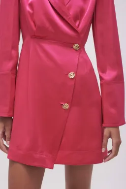 Aje Echo Mini Shirt Dress Pink Size AU 14 for rent on The Volte - image 5