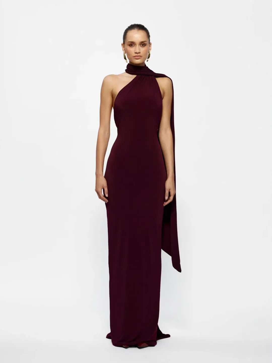 Effie Kats Haven Maxi Dress in Black Cherry Size M / AU 10 for rent on The Volte - main image