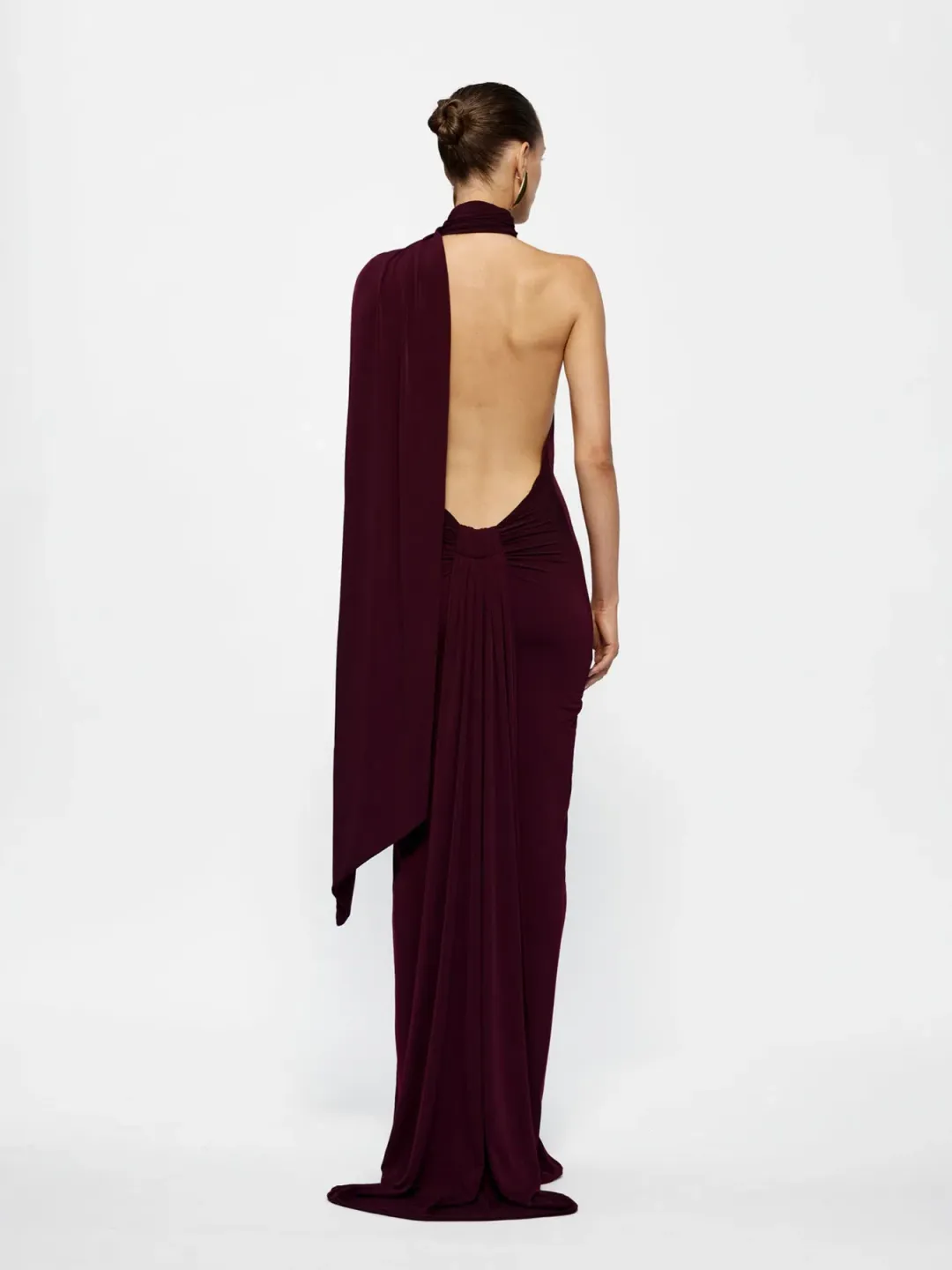 Effie Kats Haven Maxi Dress in Black Cherry Size M / AU 10 for rent on The Volte - main image