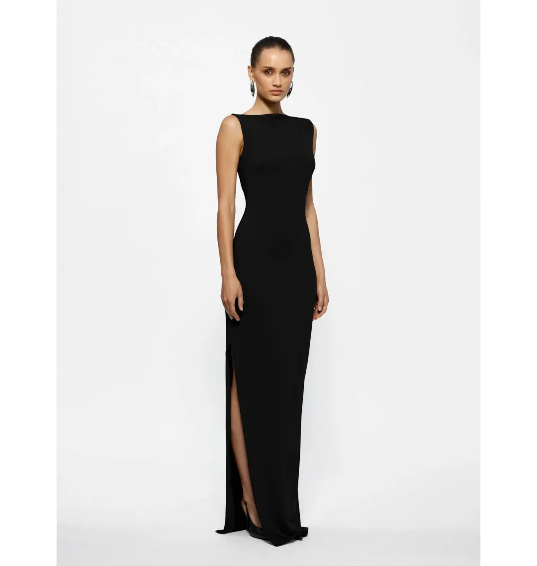 Effie Kats Aisha Maxi Gown Black Size S / AU 8 for rent on The Volte - main image