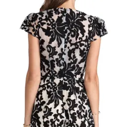 C/MEO Collective Cameo Operator Romper Mini Black Lace Size AU 6 for rent on The Volte - image 4