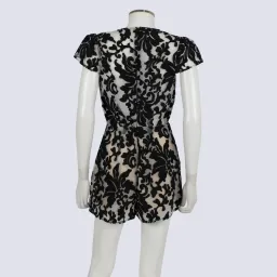 C/MEO Collective Cameo Operator Romper Mini Black Lace Size AU 6 for rent on The Volte - image 6
