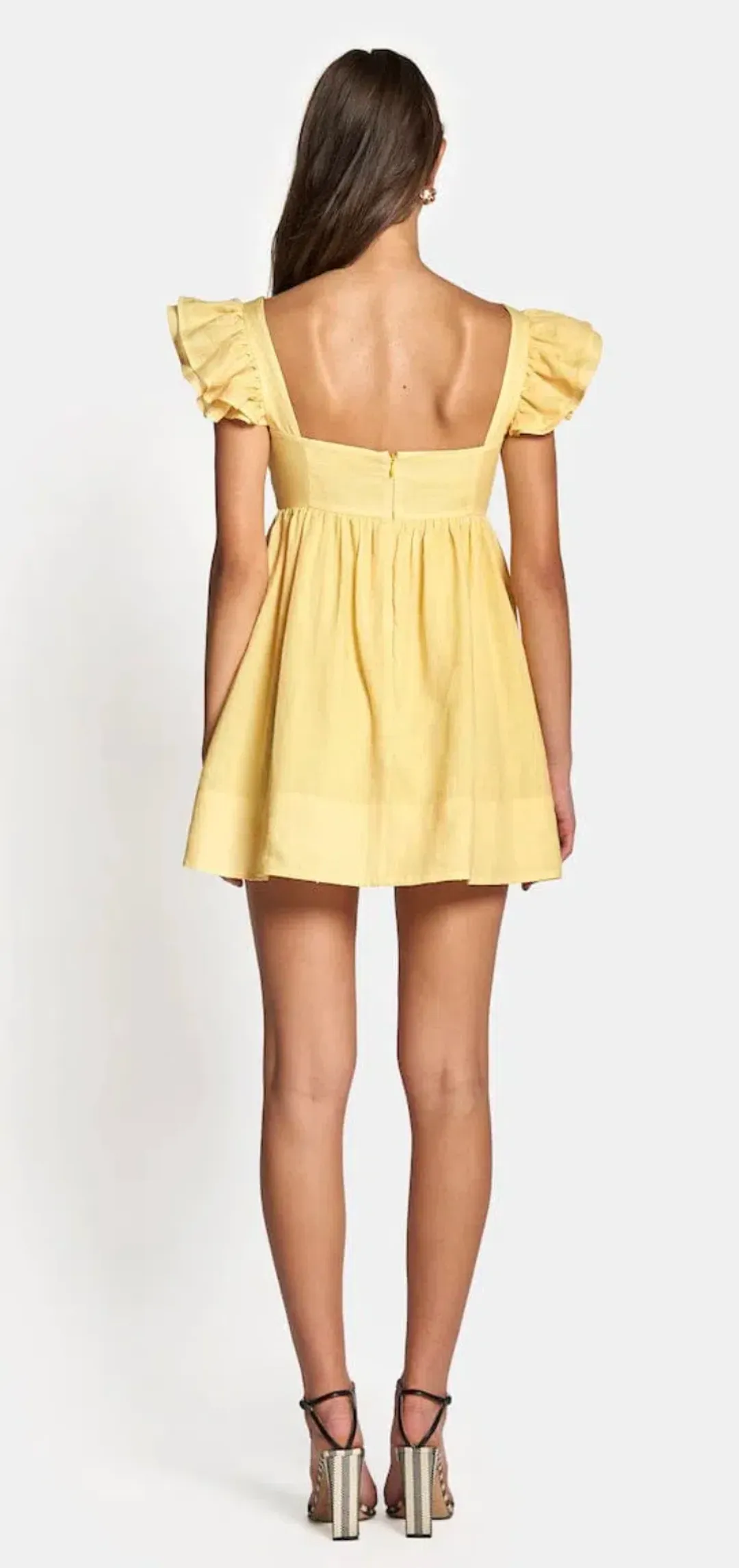 Sofia the Label Luna Baby Dress Yellow Size 8  for rent on The Volte - main image