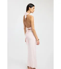 Kookai Leni Maxi Dress in Heavenly Pink Size AU 10 for rent on The Volte - image 3