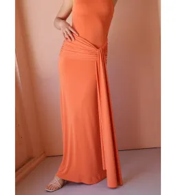 By Nicola Charli Racerback Sarong Dress in Sunset Size S / AU 8  for rent on The Volte - image 4