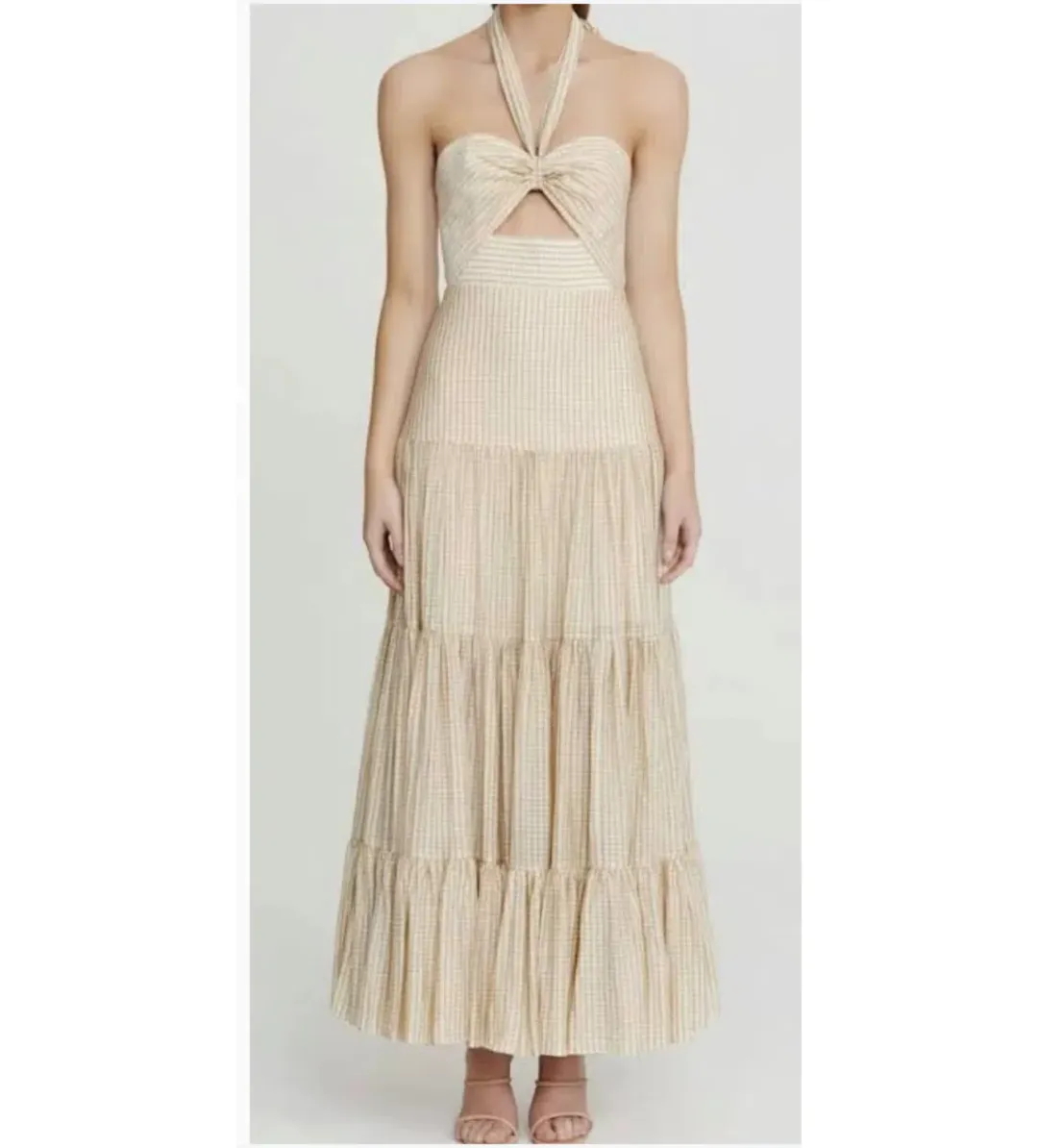 Significant Other Tuscany Maxi Dress Cream Size 10 for rent on The Volte - main image