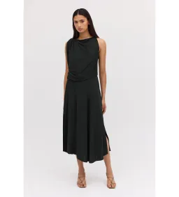 Bianca Spender Jersey Mandala Dress in Black Size S / AU 8 for rent on The Volte - image 1