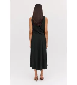Bianca Spender Jersey Mandala Dress in Black Size S / AU 8 for rent on The Volte - image 4