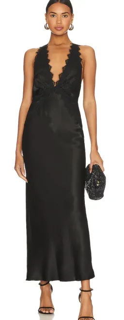 Shona Joy Camille Lace Dress Black Size AU 8 for rent on The Volte - image 1