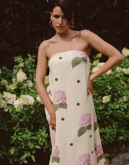 Palm Noosa Alessia Midi Dress Print Size AU 6 for rent on The Volte - image 3