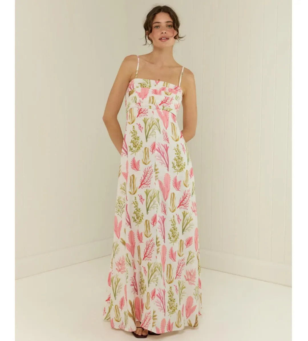 Palm Noosa Primrose Maxi Dress Floral Size 12 for rent on The Volte - main image