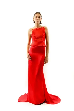 Alice by Alice McCall Juniper Gown in Red Size 12 for rent on The Volte - image 1