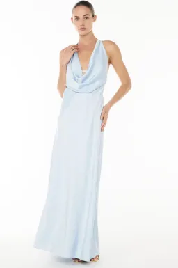 Manning Cartell Charmed Cowl Slip Maxi Dress Dove Blue Size 10 for rent on The Volte - image 5