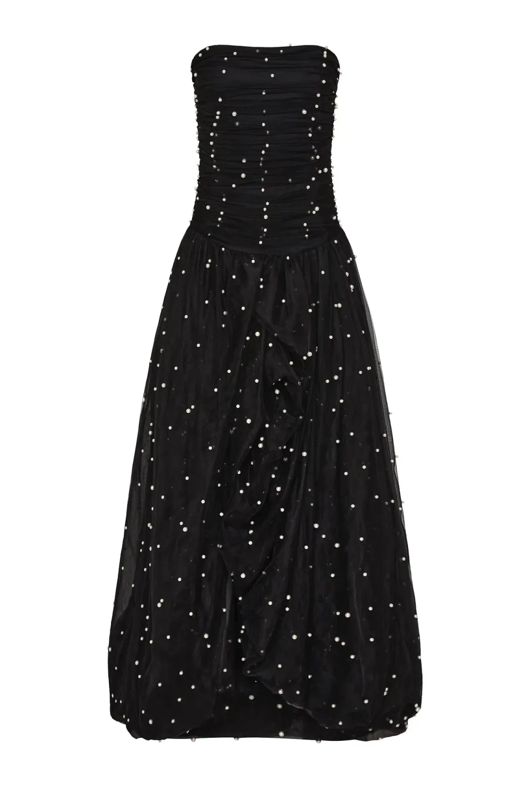 Aje Juniper Maxi Gown Black Size 8  for rent on The Volte - main image