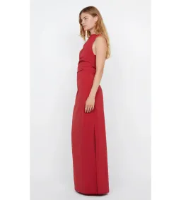 Bec and Bridge Angelina Asym Maxi Dress in Cherry Size S /  AU 8  for rent on The Volte - image 3