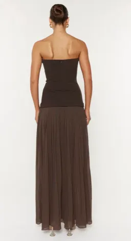 She is Olla Nicolette Maxi in Espresso Size 6  for rent on The Volte - image 3