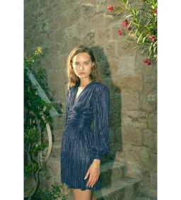 Sabina Musayev Shaya Mini Dress Blue Size S/AU 8 -New with tags – Buy for rent on The Volte - image 2