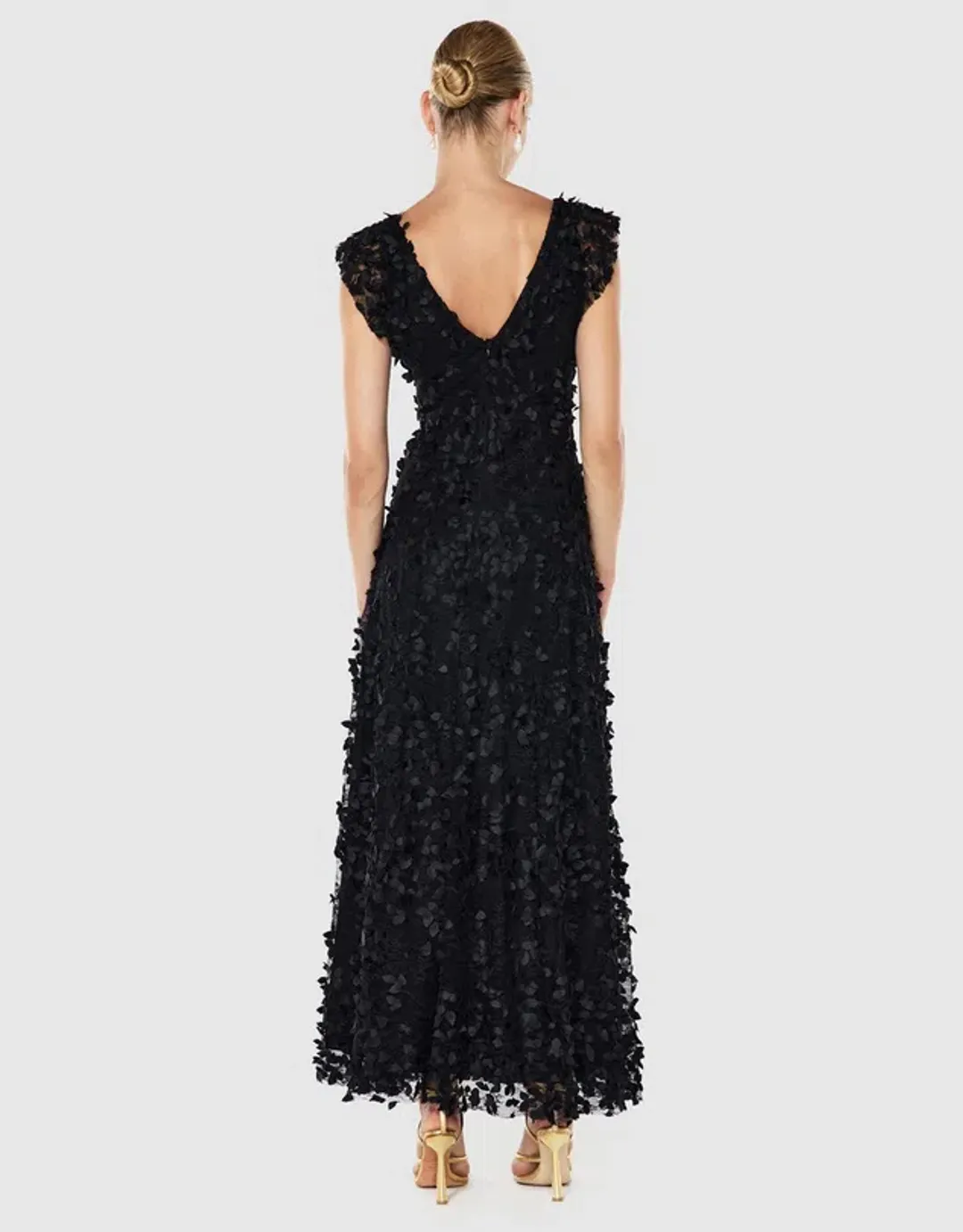 Manning Cartel Enchantment Gown  Black Size 8 for rent on The Volte - main image