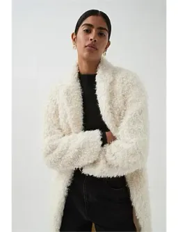 Aje Alpine Coat Ivory for rent on The Volte - image 2