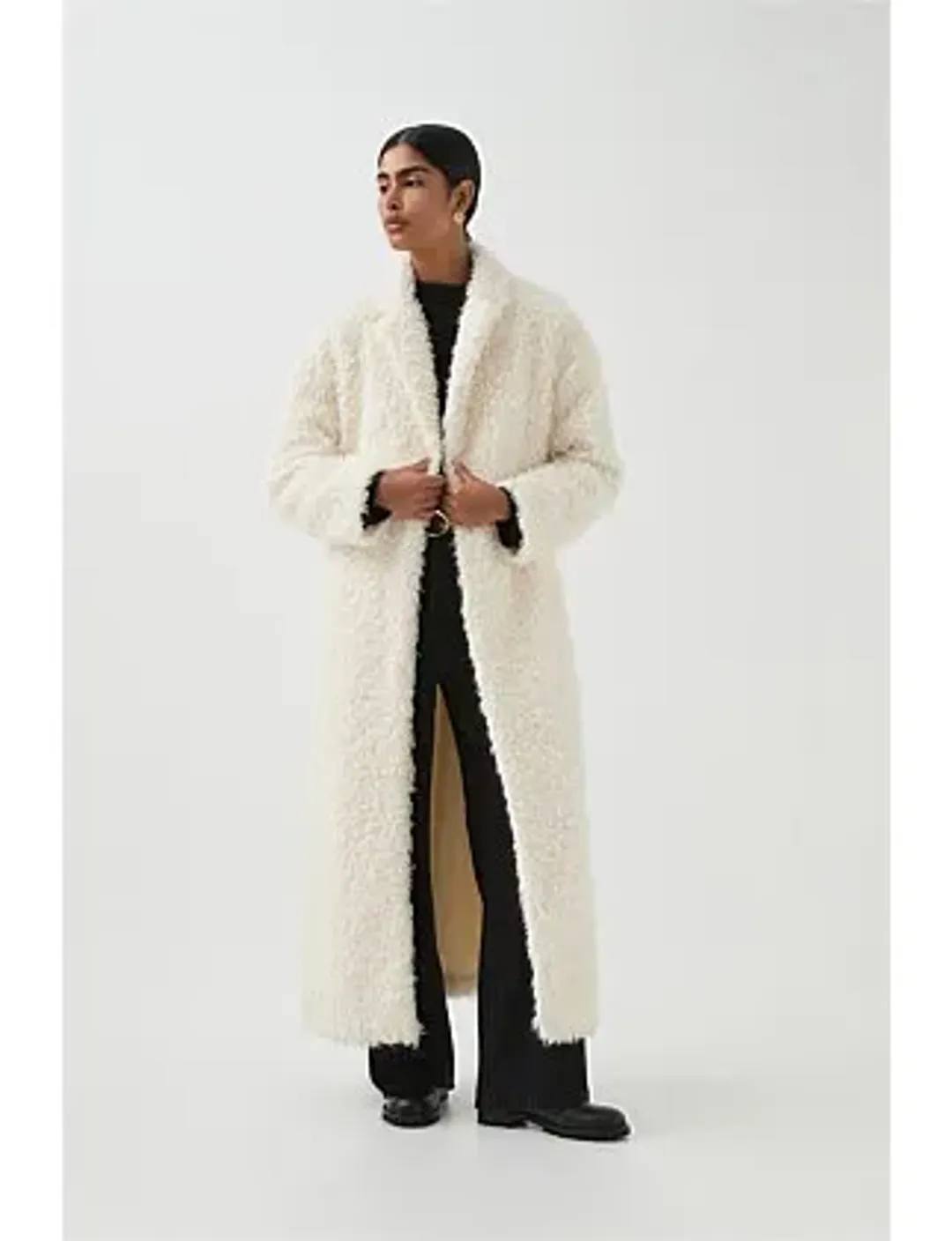 Aje Alpine Coat Ivory for rent on The Volte - main image