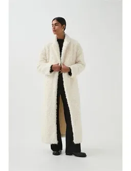 Aje Alpine Coat Ivory for rent on The Volte - image 3