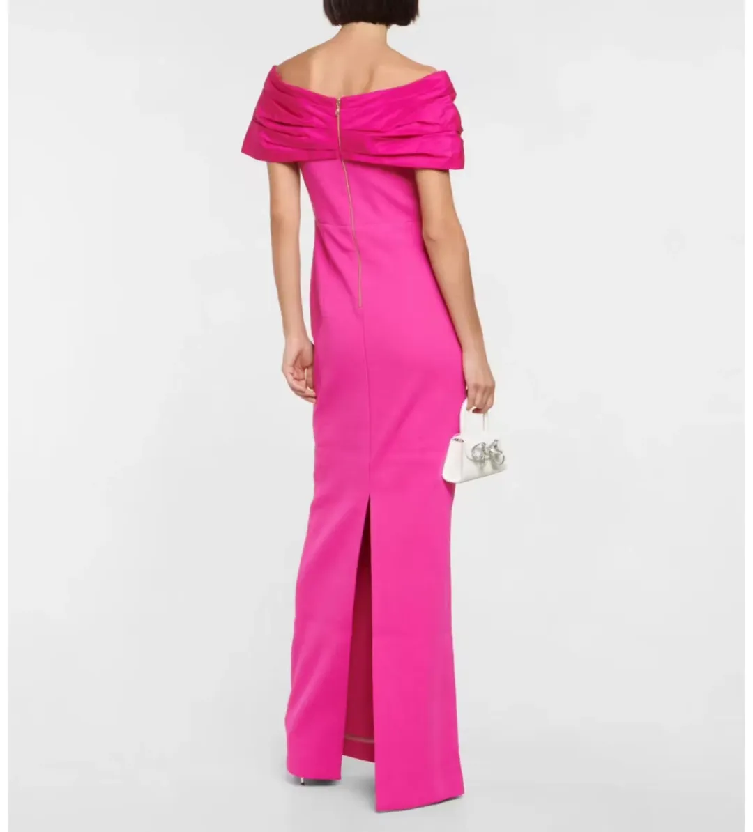 Rebecca Vallance Cupids Bow Gown Maxi Dress in Pink Size Small/ AU 8 for rent on The Volte - main image
