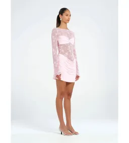 Benni Oskar Mini Dress in Baby Pink Size S / AU 8 for rent on The Volte - image 2