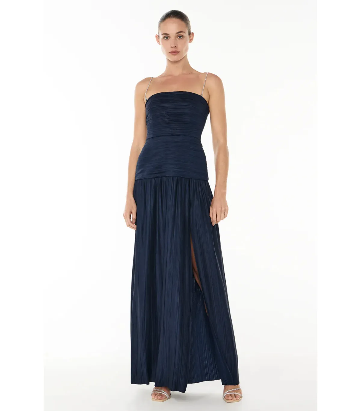 Manning Cartell Royal Debut Dress in Navy Size AU 14 for rent on The Volte - main image